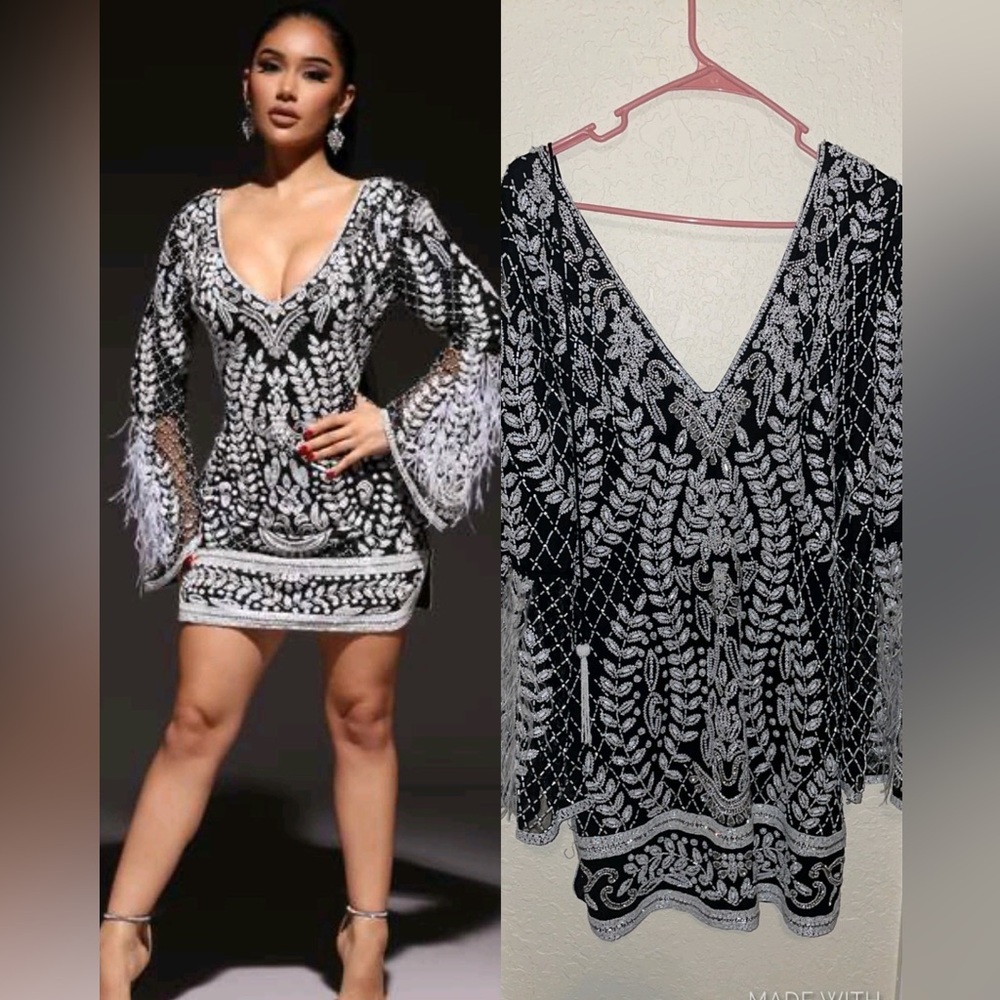 Black & Silver Dress